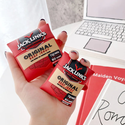 3D Snacks Candy Drinks Silicone Airpod Case