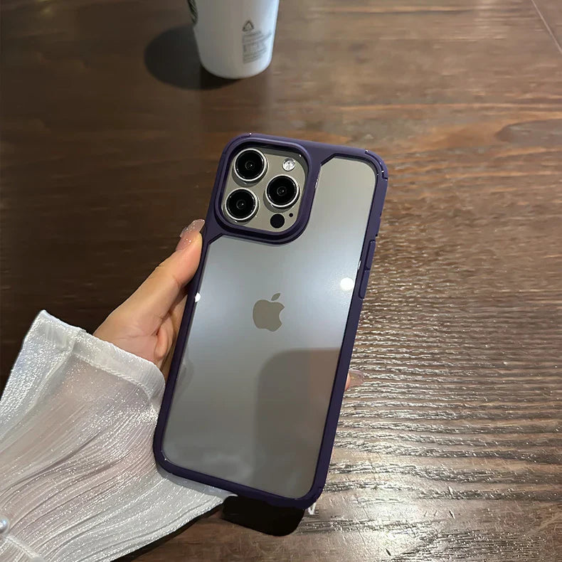 Transparent Shockproof Bumper Armor Phone Case
