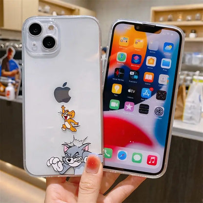 Tom And Jerry Jumping Cartoon Phone Case