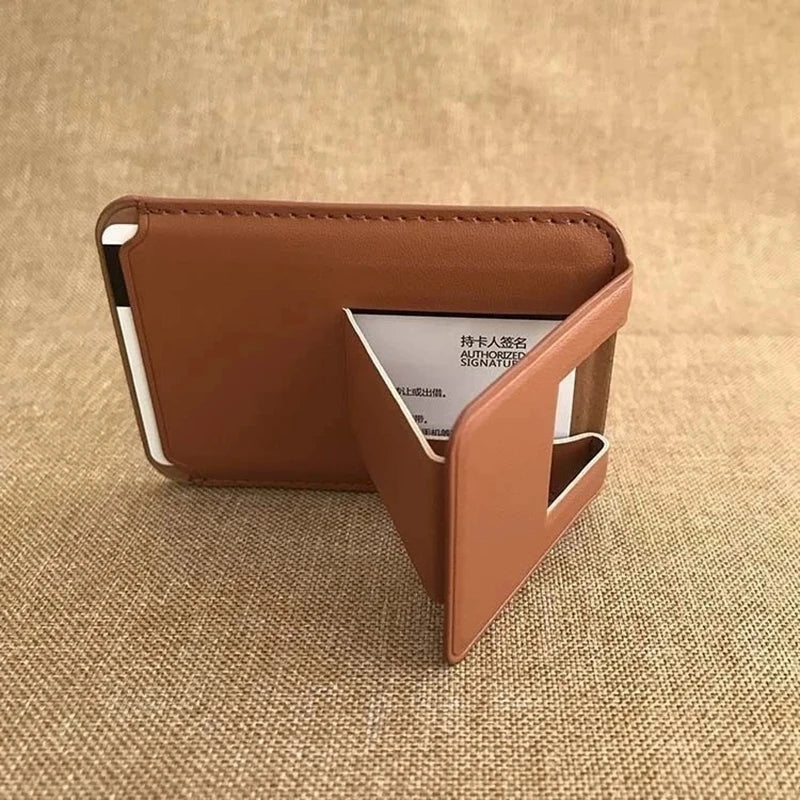 Magnetic Kickstand Wallet with Stand Phone Card Holder