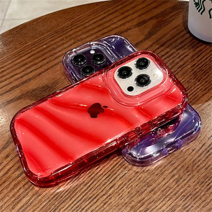 Thickened Transparent Bumper Phone Case