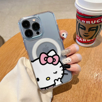 Hello Kitty Cute Cartoon With Magsafe Phone Case