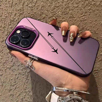 Travel-Inspired Airplane Route Design TPU Basic Phone Case