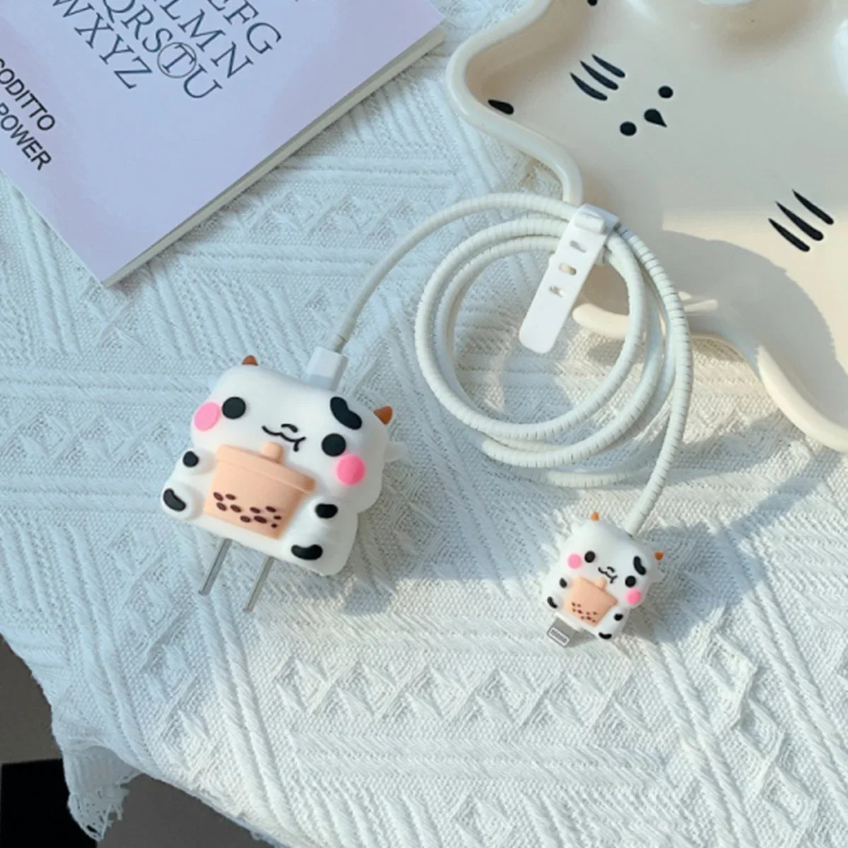 Cute 3D Cartoon Cable IPhone