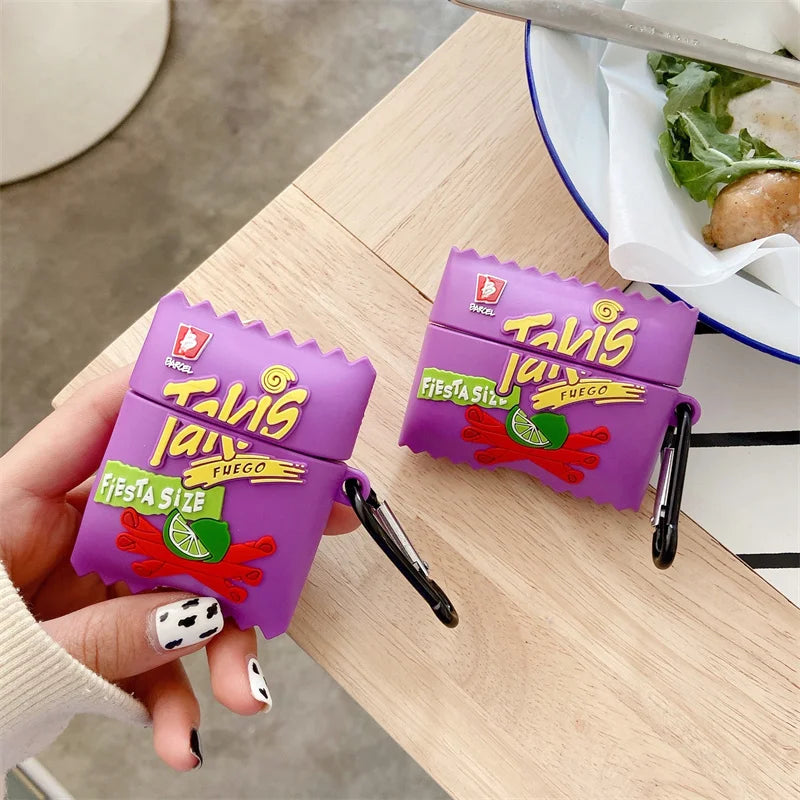 3D Snacks Sugar Drinks Creative Earphone Airpod Case