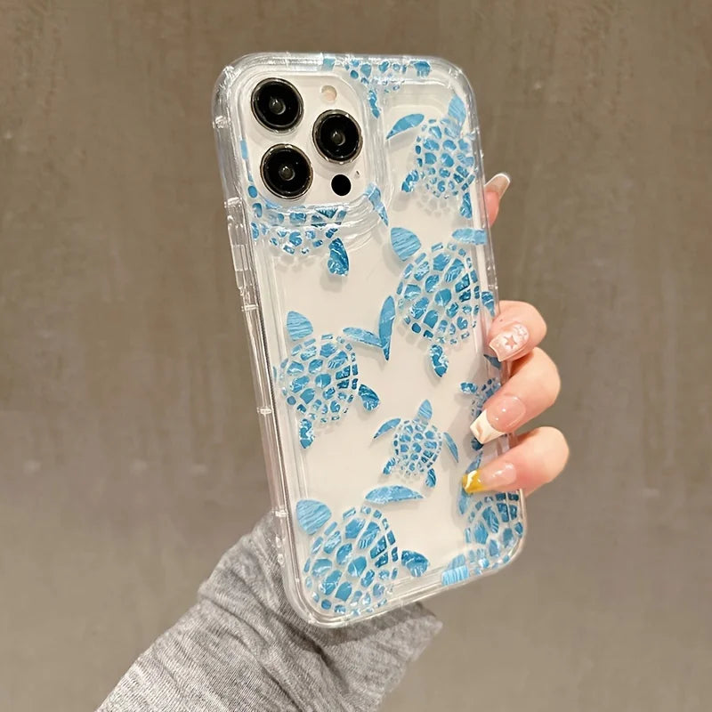 Summer Cartoon Turtle Pattern Phone Case