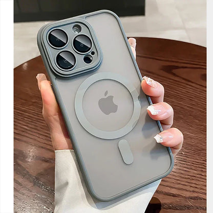 Transparent For Magsafe Magnetic Lens Protection Phone Case 16