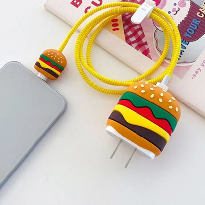 Cute 3D Ice Cream USB Cable