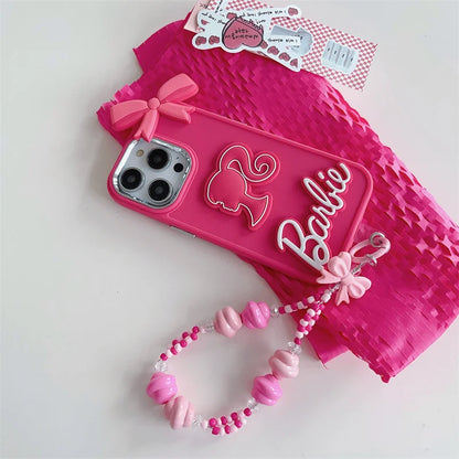 Girls Barbie Cartoon Phone Case