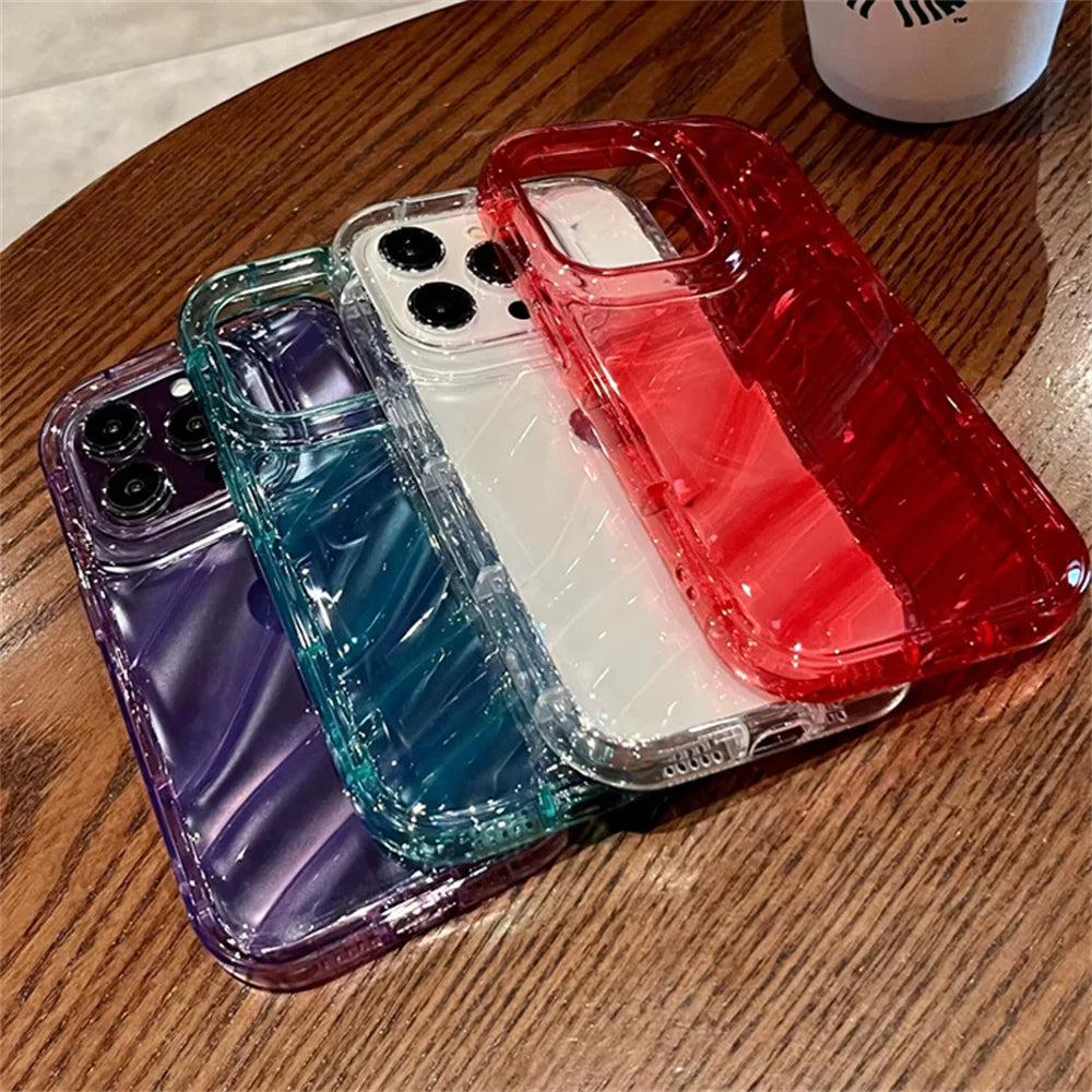 Thickened Transparent Bumper Phone Case