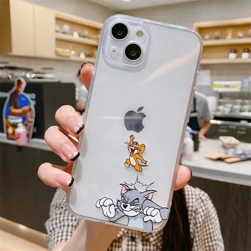 Tom And Jerry Jumping Cartoon Phone Case